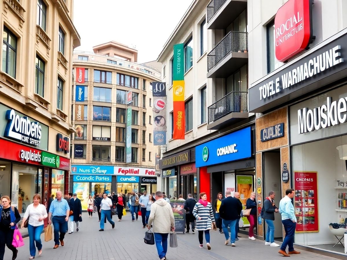 Scene cu francize internaționale populare în România.